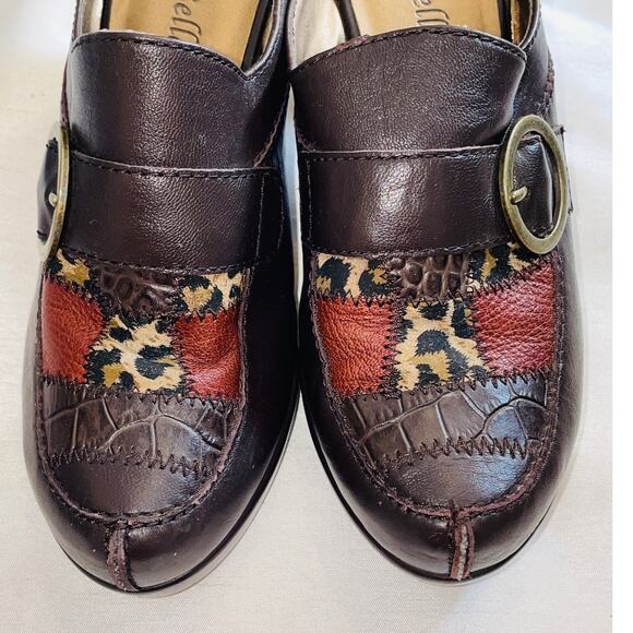 Bella Vita Patchwork Leather Mules - Women's Size 6 1/2 M - Picture 3 of 11